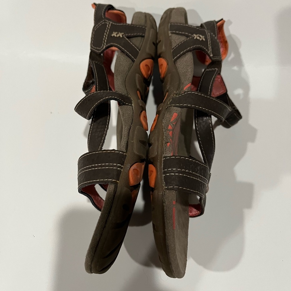 Merrell Sandspur Rose Leather Outdoor Casual Sandal Size 9 Brown - Picture 3 of 5